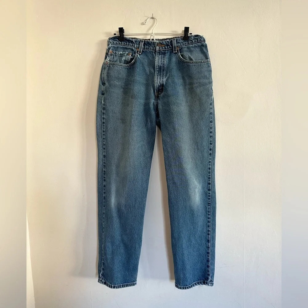 Levi’s 550 Vintage High Waisted Mom Jeans Classic Tapered Leg Relaxed Fit 30” - Picture 6 of 10